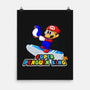 Super Penguin King 64-None-Matte-Poster-rocketman_art