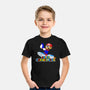 Super Penguin King 64-Youth-Basic-Tee-rocketman_art