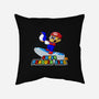 Super Penguin King 64-None-Removable Cover-Throw Pillow-rocketman_art