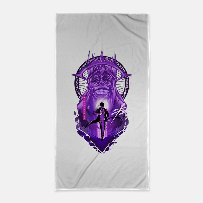 The Self Improvement Hunter-None-Beach-Towel-hypertwenty