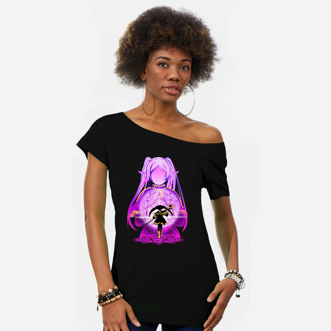 The Last Great Mage-Womens-Off Shoulder-Tee-hypertwenty