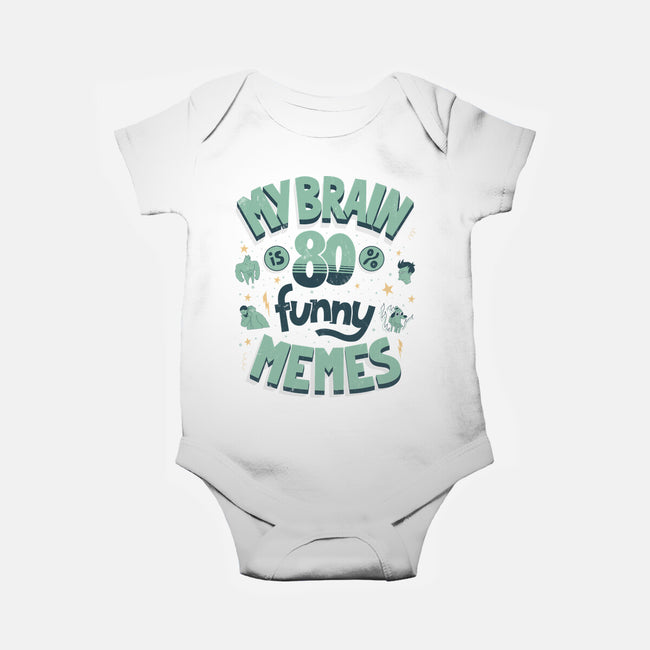 Full Of Funny Memes-Baby-Basic-Onesie-Jorge Toro