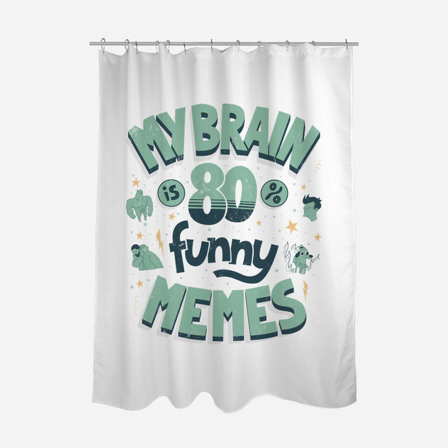 Full Of Funny Memes-None-Polyester-Shower Curtain-Jorge Toro