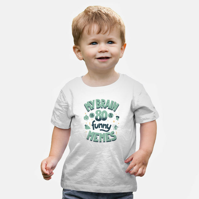 Full Of Funny Memes-Baby-Basic-Tee-Jorge Toro