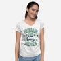 Full Of Funny Memes-Womens-V-Neck-Tee-Jorge Toro