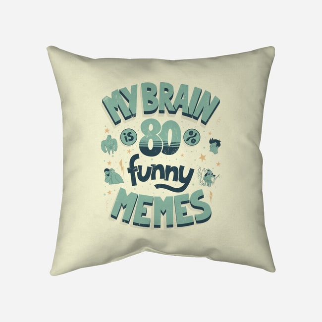 Full Of Funny Memes-None-Removable Cover-Throw Pillow-Jorge Toro