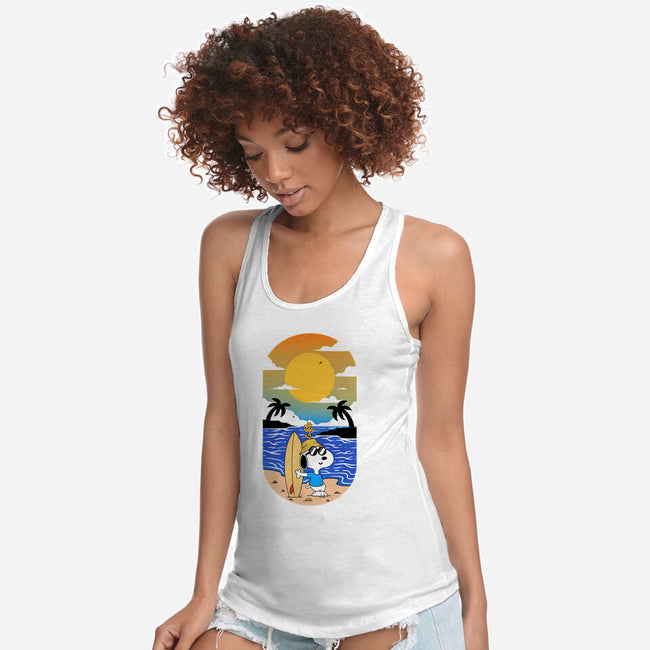 Summer Surf-Womens-Racerback-Tank-Tri haryadi