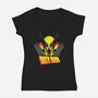 Hey Bub-Womens-V-Neck-Tee-jrberger