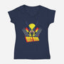 Hey Bub-Womens-V-Neck-Tee-jrberger