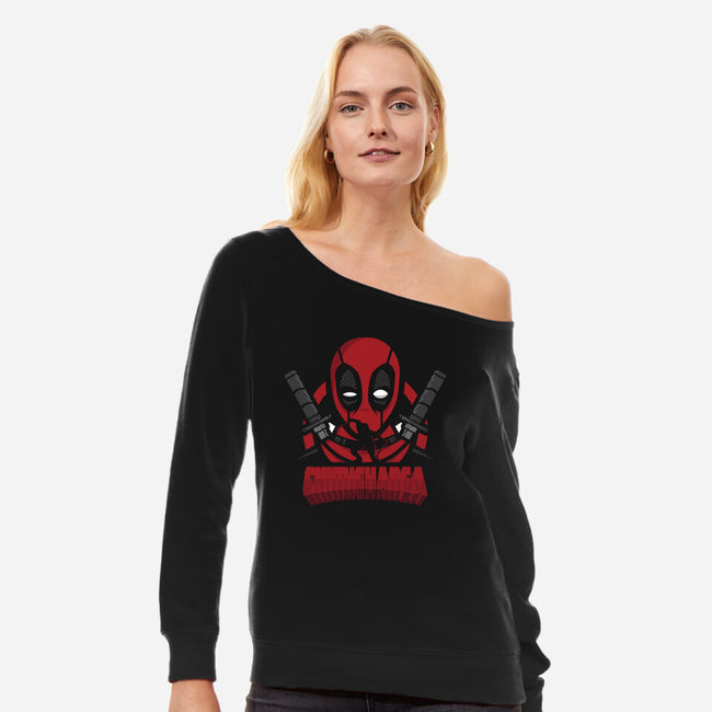 Dead Chimichanga-Womens-Off Shoulder-Sweatshirt-jrberger