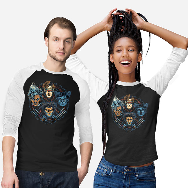 Mutant And Proud-Unisex-Baseball-Tee-glitchygorilla