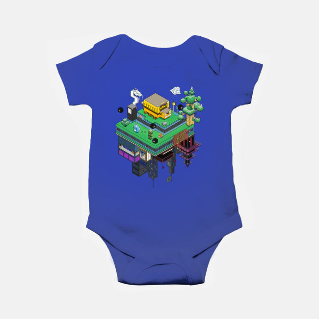 Geometric Anime-Baby-Basic-Onesie-NapoliBeach