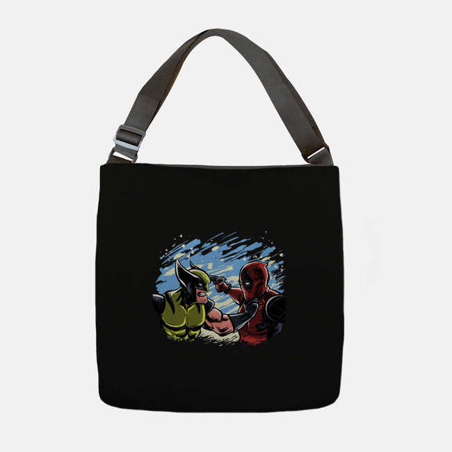 Face To Face-None-Adjustable Tote-Bag-zascanauta