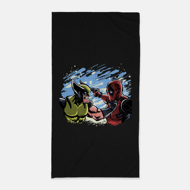 Face To Face-None-Beach-Towel-zascanauta