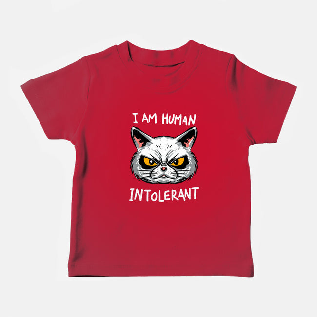 Human Intolerant-Baby-Basic-Tee-kharmazero