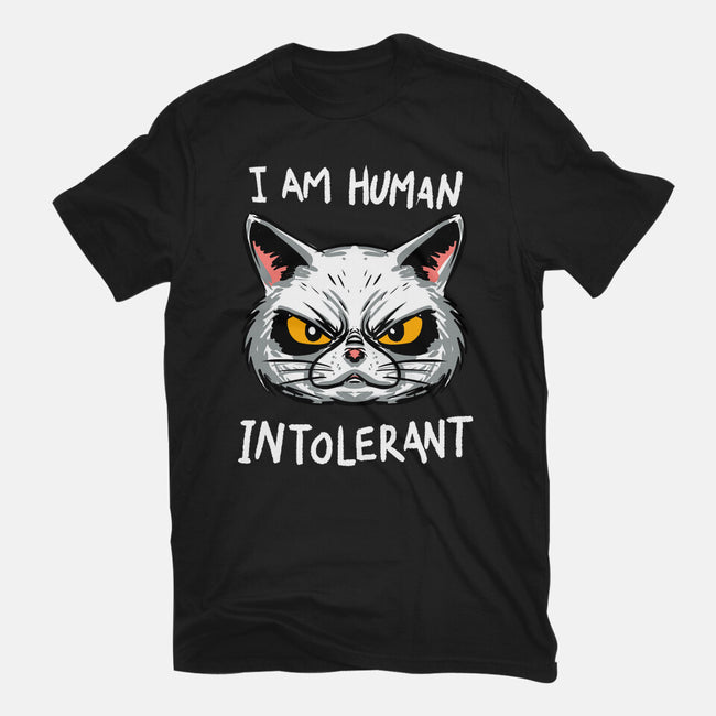 Human Intolerant-Womens-Fitted-Tee-kharmazero