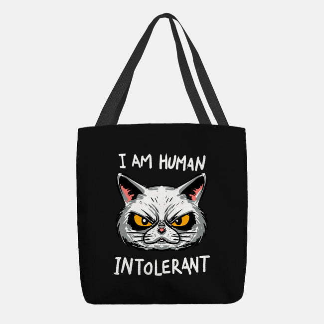 Human Intolerant-None-Basic Tote-Bag-kharmazero