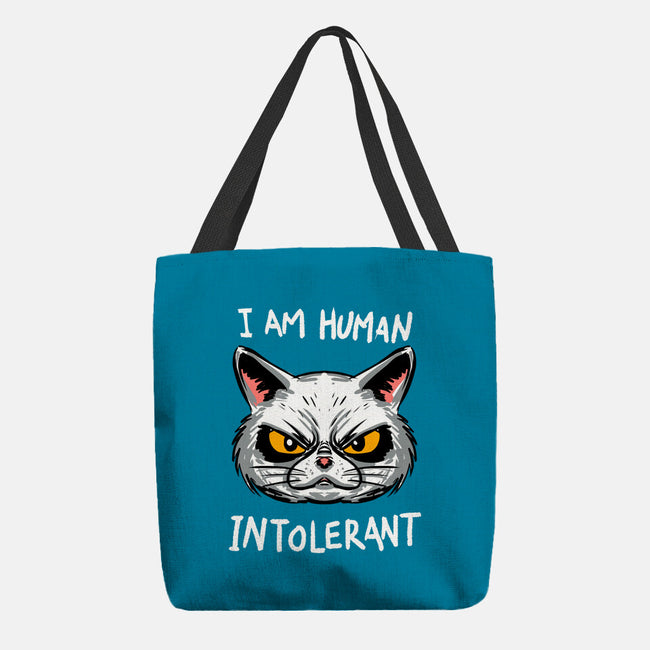 Human Intolerant-None-Basic Tote-Bag-kharmazero