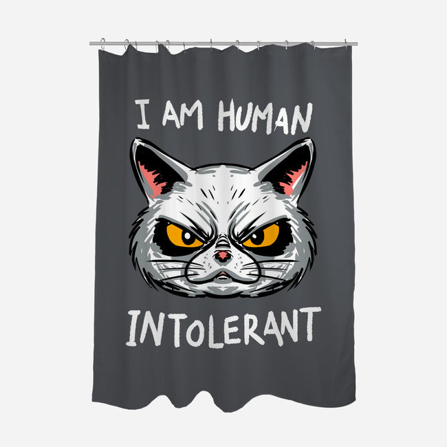 Human Intolerant-None-Polyester-Shower Curtain-kharmazero