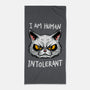 Human Intolerant-None-Beach-Towel-kharmazero