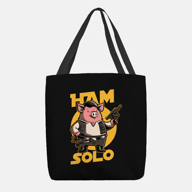 Space Captain Pig Smuggler-None-Basic Tote-Bag-Studio Mootant