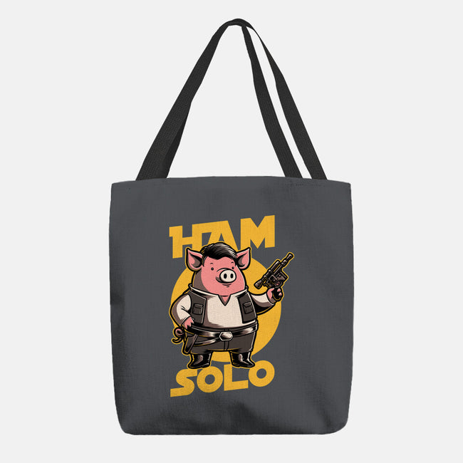 Space Captain Pig Smuggler-None-Basic Tote-Bag-Studio Mootant