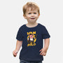 Space Captain Pig Smuggler-Baby-Basic-Tee-Studio Mootant