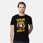 Space Captain Pig Smuggler-Mens-Premium-Tee-Studio Mootant