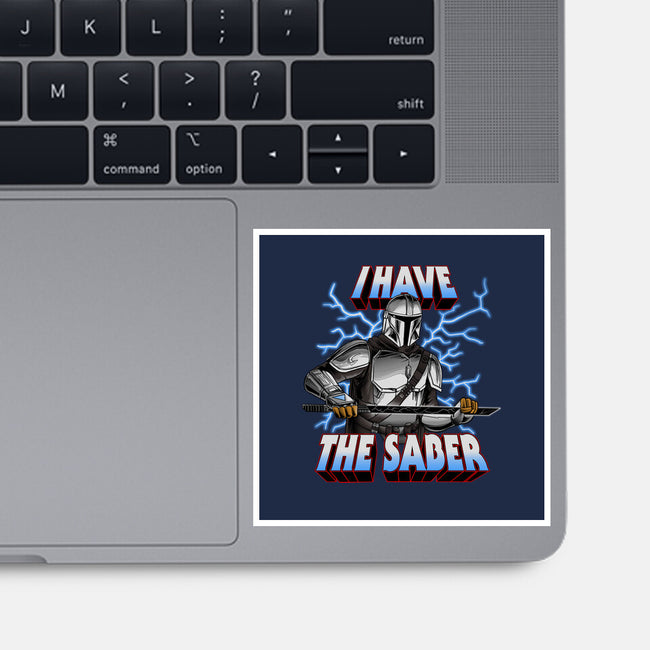 The Dark Saber-None-Glossy-Sticker-joerawks