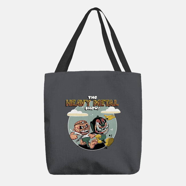 The Heavy Metal Show-None-Basic Tote-Bag-Roni Nucleart