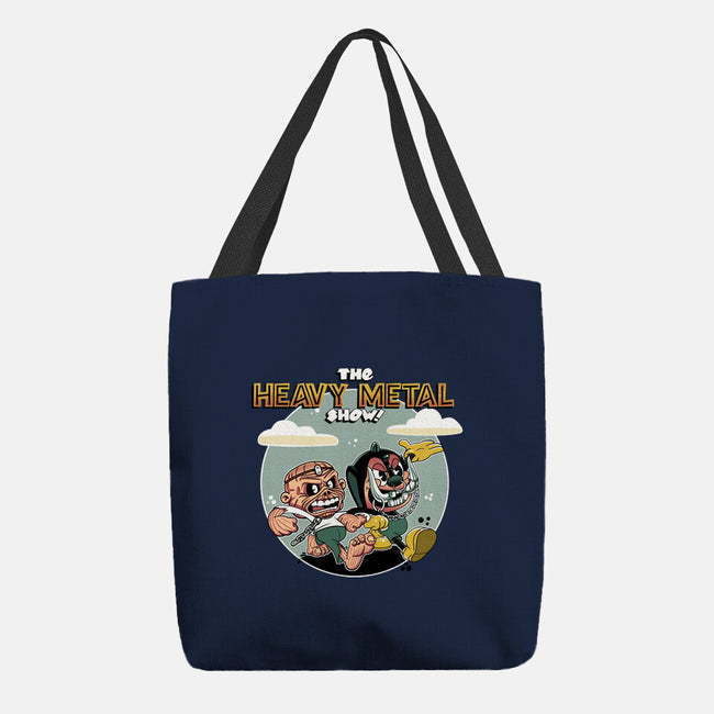 The Heavy Metal Show-None-Basic Tote-Bag-Roni Nucleart