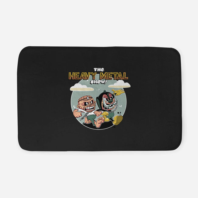 The Heavy Metal Show-None-Memory Foam-Bath Mat-Roni Nucleart