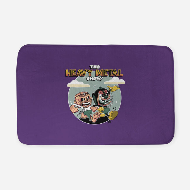 The Heavy Metal Show-None-Memory Foam-Bath Mat-Roni Nucleart