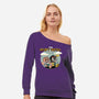 The Heavy Metal Show-Womens-Off Shoulder-Sweatshirt-Roni Nucleart