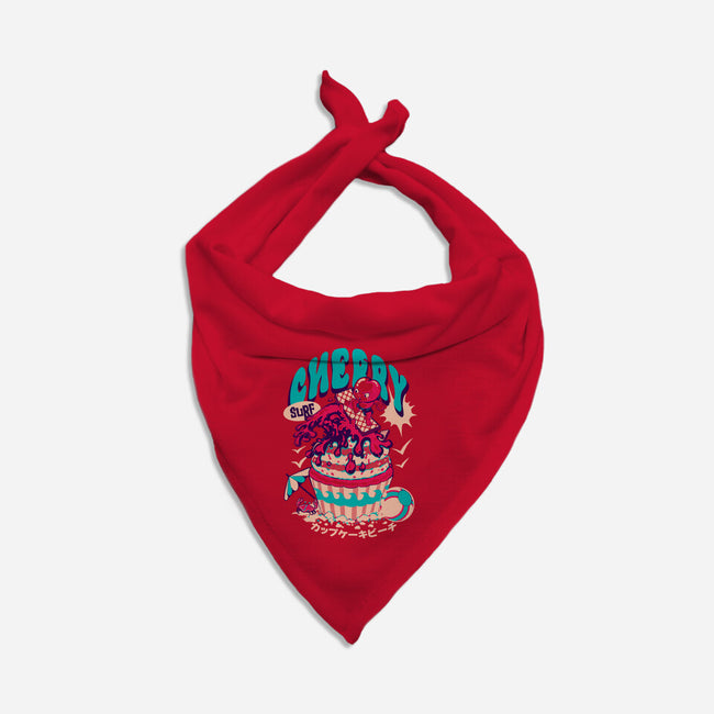 Cherry Surf-Cat-Bandana-Pet Collar-Estudio Horta