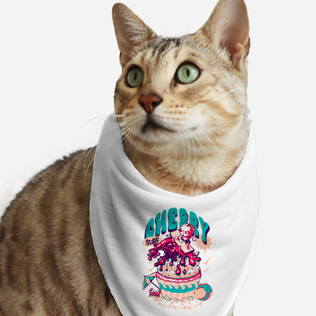 Cherry Surf-Cat-Bandana-Pet Collar-Estudio Horta