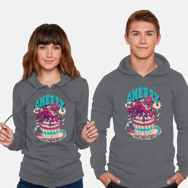 Cherry Surf-Unisex-Pullover-Sweatshirt-Estudio Horta