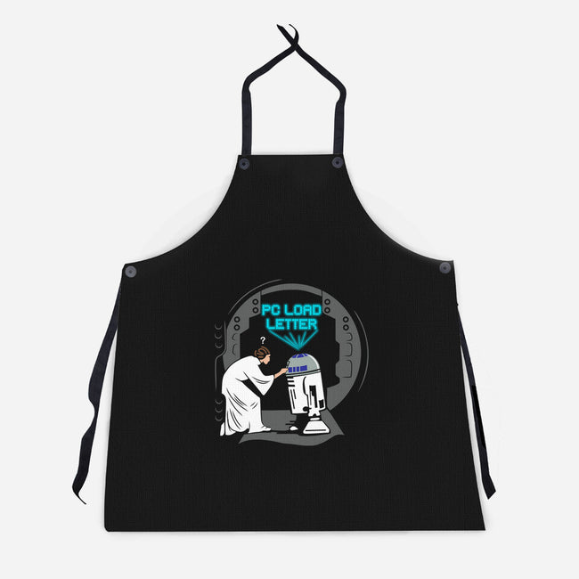 Droid Error-Unisex-Kitchen-Apron-dwarmuth