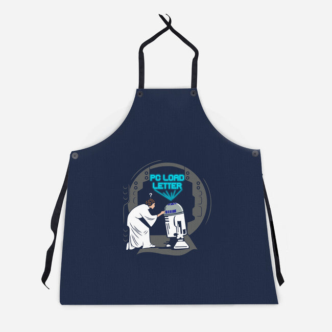 Droid Error-Unisex-Kitchen-Apron-dwarmuth