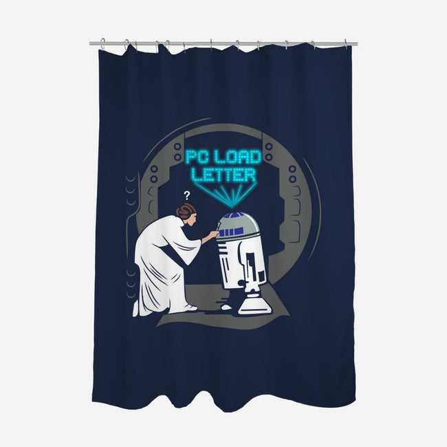 Droid Error-None-Polyester-Shower Curtain-dwarmuth