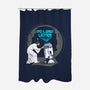 Droid Error-None-Polyester-Shower Curtain-dwarmuth