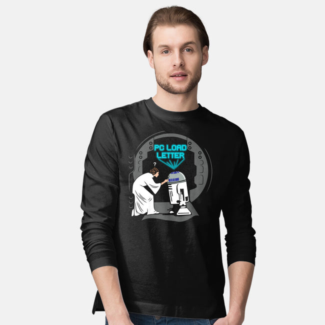 Droid Error-Mens-Long Sleeved-Tee-dwarmuth