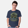 I Went To See The Elves-Mens-Basic-Tee-glitchygorilla