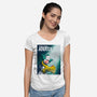 The Clown 2-Womens-V-Neck-Tee-trheewood