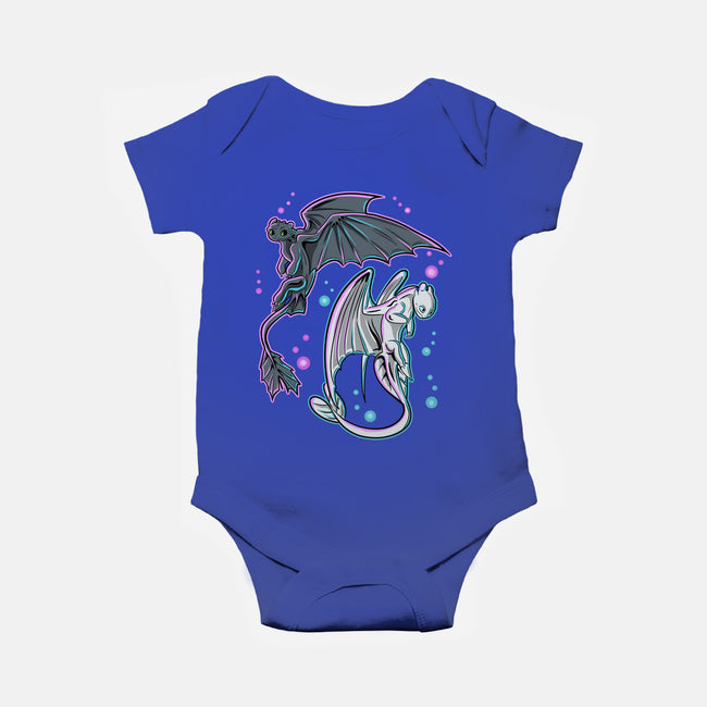 Couple Of Dragons-Baby-Basic-Onesie-nickzzarto