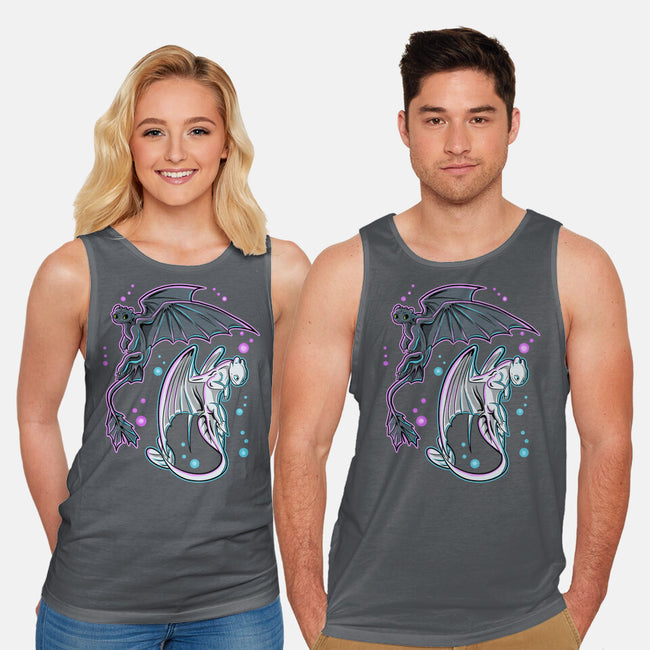 Couple Of Dragons-Unisex-Basic-Tank-nickzzarto