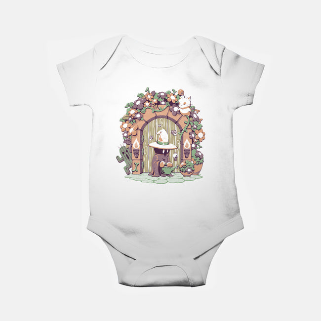 Fantasy Garden-Baby-Basic-Onesie-eduely