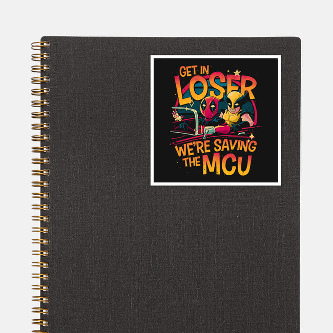 Saving The MCU-None-Glossy-Sticker-teesgeex