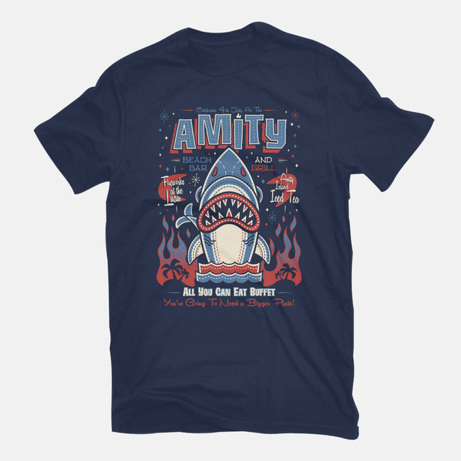 Amity Beach Bar-Mens-Heavyweight-Tee-Nemons