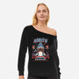 Amity Beach Bar-Womens-Off Shoulder-Sweatshirt-Nemons